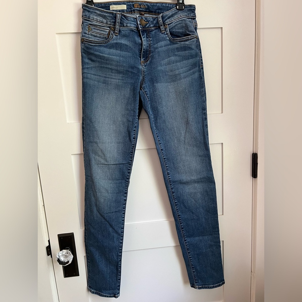 Kut from the Kloth Women’s Diana Skinny Jeans in Medium Blue Wash Size 2